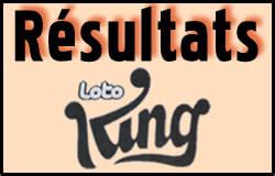 resultat king lottery